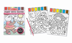 Набор раскрасок "Рисуем водой", розовый (Melissa & Doug, 3762_md)